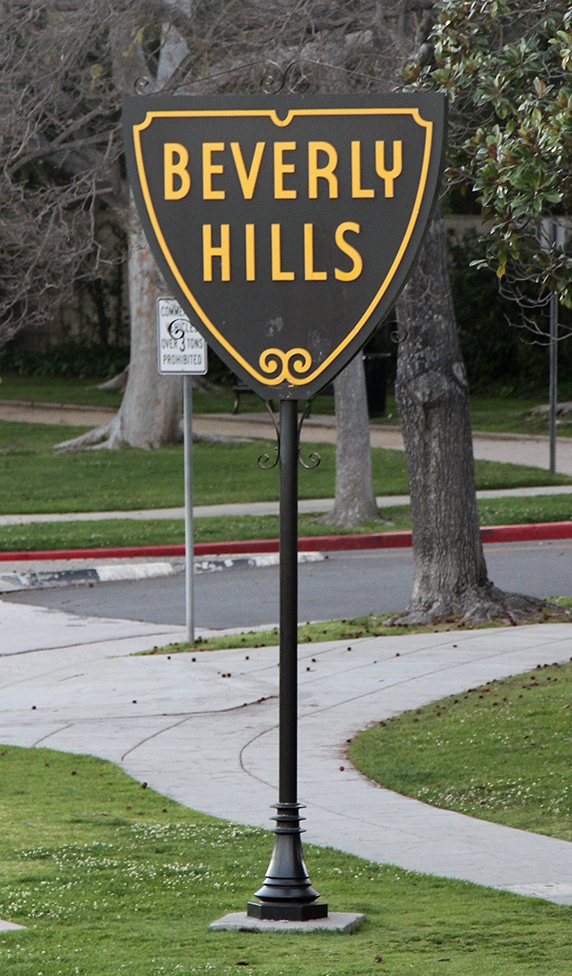 The sign of City of Beverly Hills